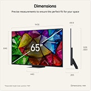 65 Inch LG Mini RGB evo AI MRGB9M True Wireless 4K Smart TV